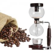 The brewing method of delicious coffee siphon plug pot to make coffee