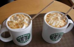 Starbucks coffee, iced caramel, macchiato.