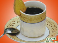 Ginger coffee is a coffee drink that can prevent and treat colds and flu.