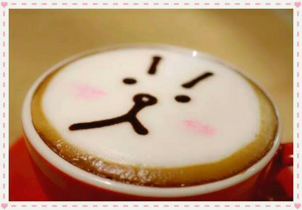 Who is cuter than the cartoon coffee in five cafes in Taiwan?