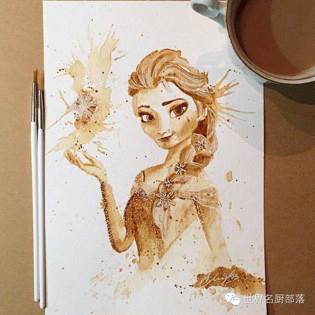 Coffee painting is the perfect combination of coffee and art.