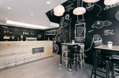 Introduction of coffee culture in Serbia exquisite coffee shop display