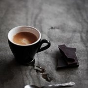 Steps and process of making layered coffee with honey and milk