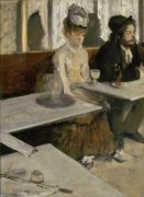The Culture and Art of Coffee the Degas painting Cafe
