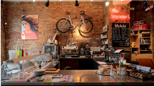The coffee shop recommends the German bicycle cafe Standert.