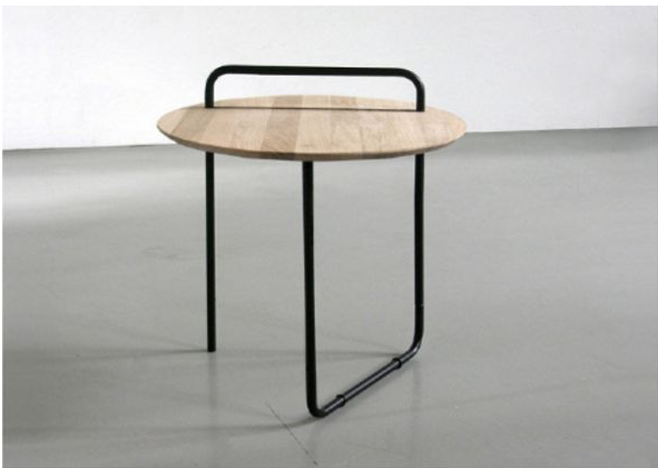The simple and lightweight paper clip coffee table around the coffee idea