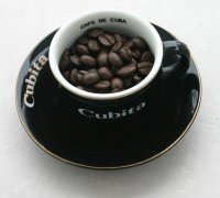 Coffee beans in coffee cups basic knowledge of fine coffee beans