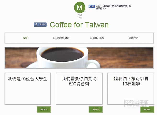Netizen Kuso raised 500 yuan downstairs to buy coffee.