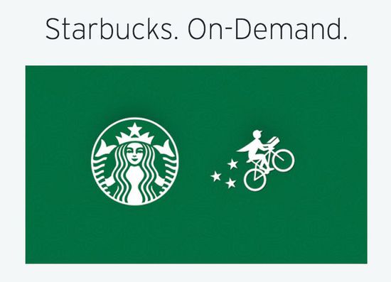 starbucks, postmates