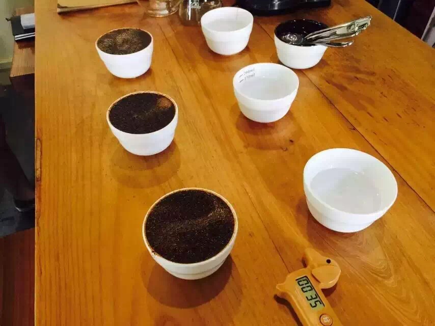 The step of confirming the best taste of coffee-- 