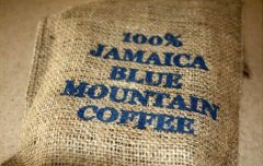 Coffee beans from the Blue Mountains of Jamaica.