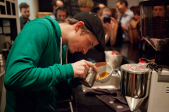 The Barista barista competition advises baristas to watch the game.