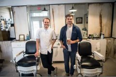 Barber shop and coffee shop combine special creative coffee shop management model