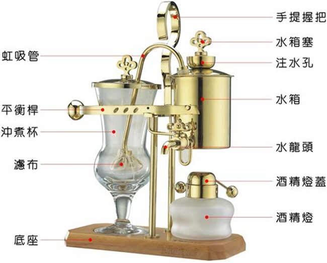 皇家比利时咖啡壶，精致如尊贵的手工艺品