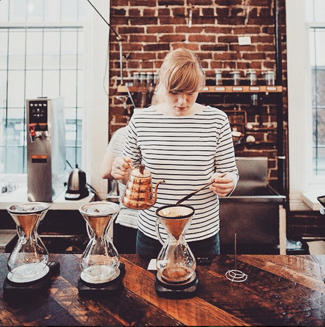 women and coffee