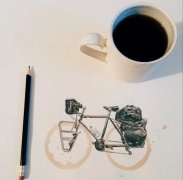 At the same time, I also have a little creative coffee to paint.