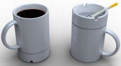 Coffee Cup Design with Ashtray Creative Coffee Cup Design