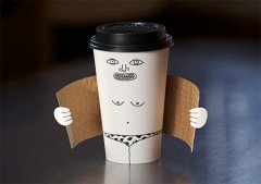 BrockDavis graffiti coffee cup creative characteristic coffee cup