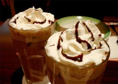 The preparation method of iced mocha coffee