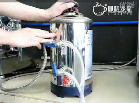 Coffee maker cleaning video teaches you how to clean the water softener