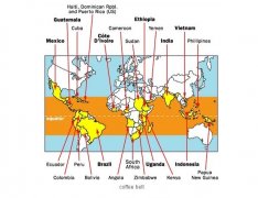 Where do coffee beans come from? The production zone of boutique coffee beans