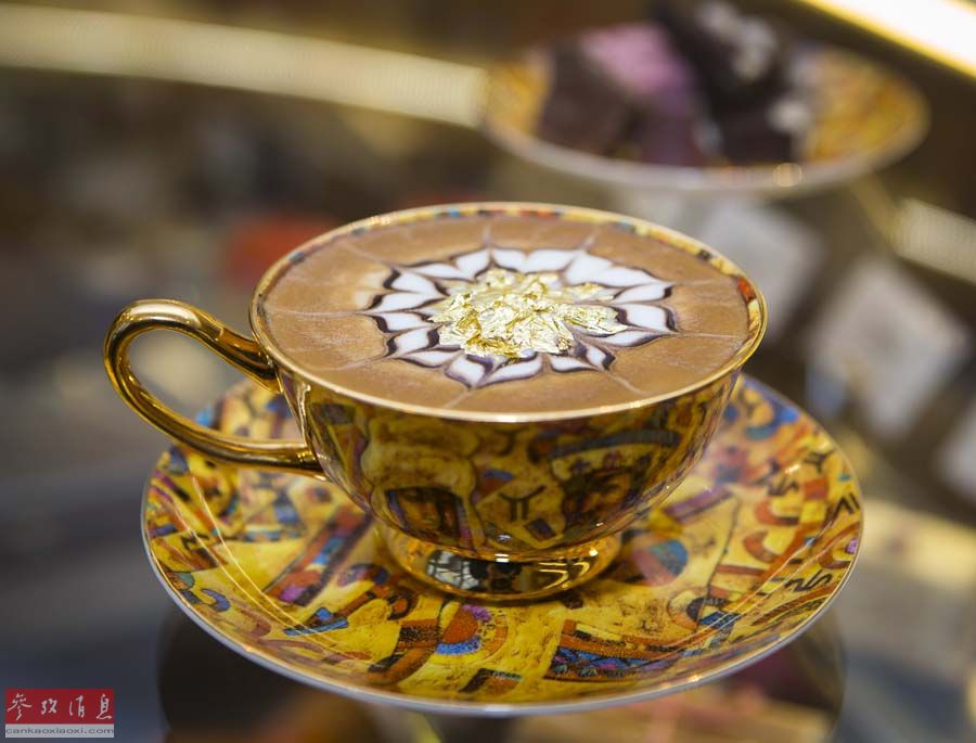 A hotel in Kazakhstan launches gold foil coffee