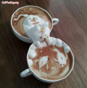 The Art of 3D Latte Coffee in Kazuki Yamamoto