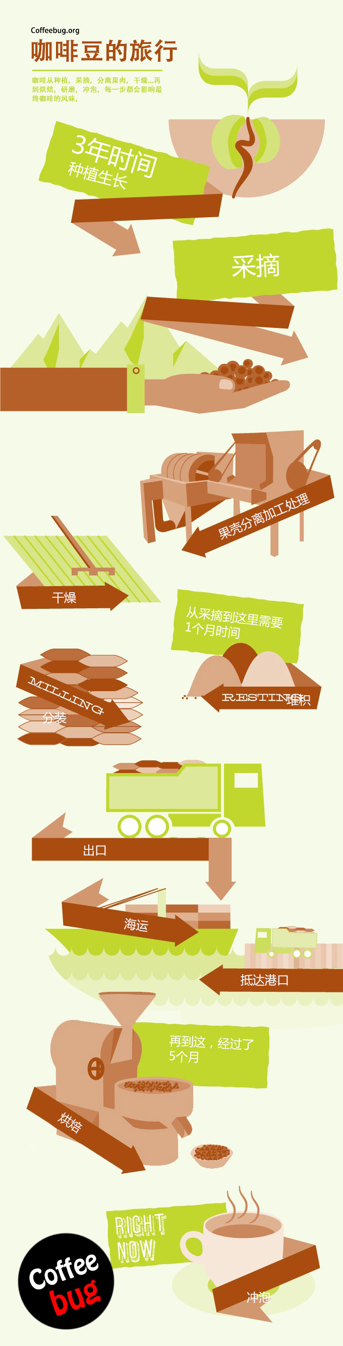 咖啡豆的旅行
