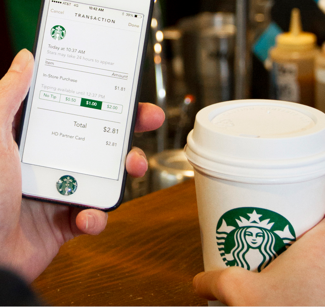 Grande Plan of Starbucks: to sell coffee with App