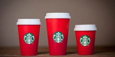 Starbucks red Christmas cup design causes controversy to remove iconic patterns such as reindeer