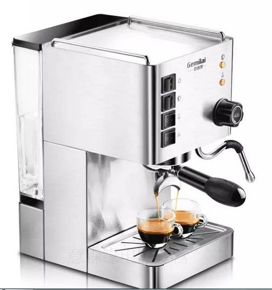 Italian Coffee Machine Home Gemilai CRM3007 Guangzhou Exhibition Commercial Grade Cooking head and handle