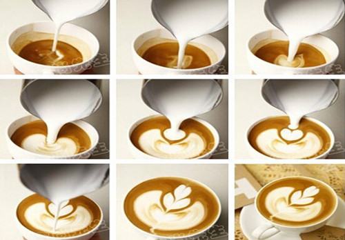 The practice of latte coffee how to make latte coffee is a common practice of eating latte coffee lat