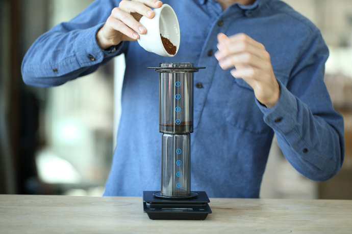 How about coffee made by AeroPress? Use Papua New Guinea coffee beans