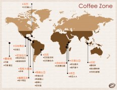 Asian-style coffee from countries that grow coffee beans in the Middle East and South Asia