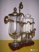 Belgian Royal Coffee Pot, also known as Vienna Royal Coffee Pot or balanced plug Pot