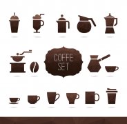 Popular coffee utensils and coffee pots