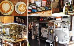 Lovely and warm van coffee shop