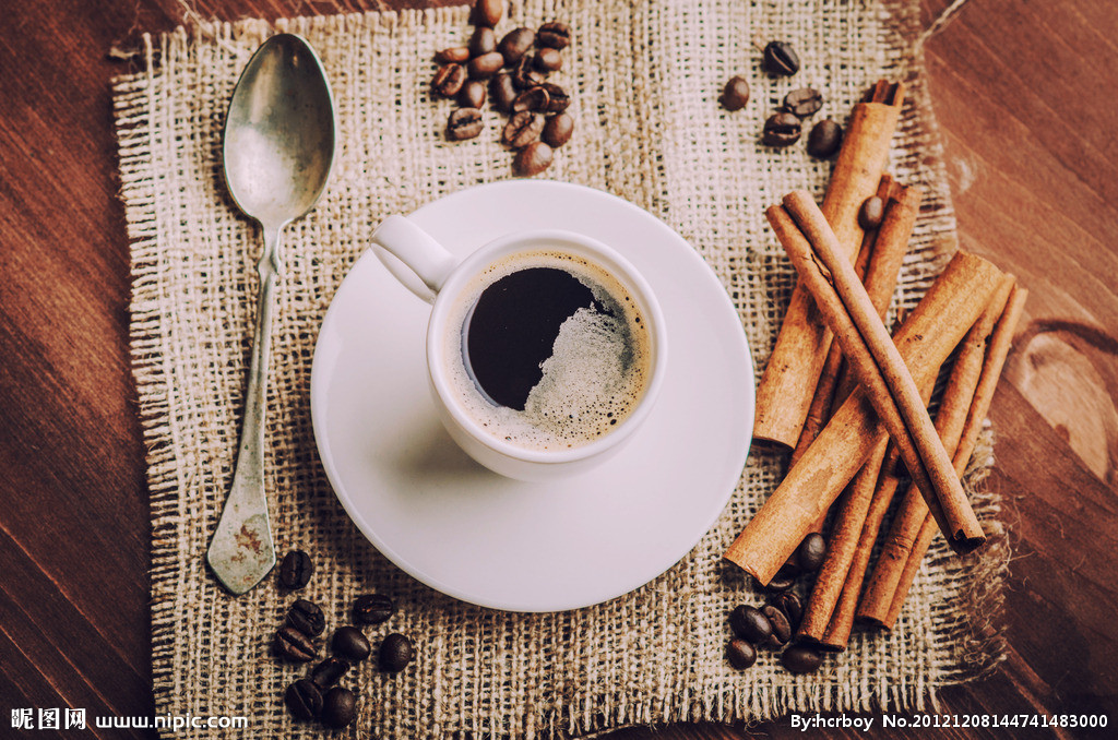 A real Italian coffee pot, mocha pot, milk foam, Italian mix of coffee beans.