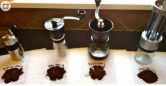 Comparison and evaluation of four hand bean grinders dedicated to coffee enthusiasts