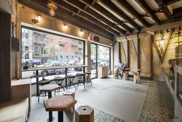 Coffee shop design appreciation: Manhattan ICONIC LOFT style Cafe