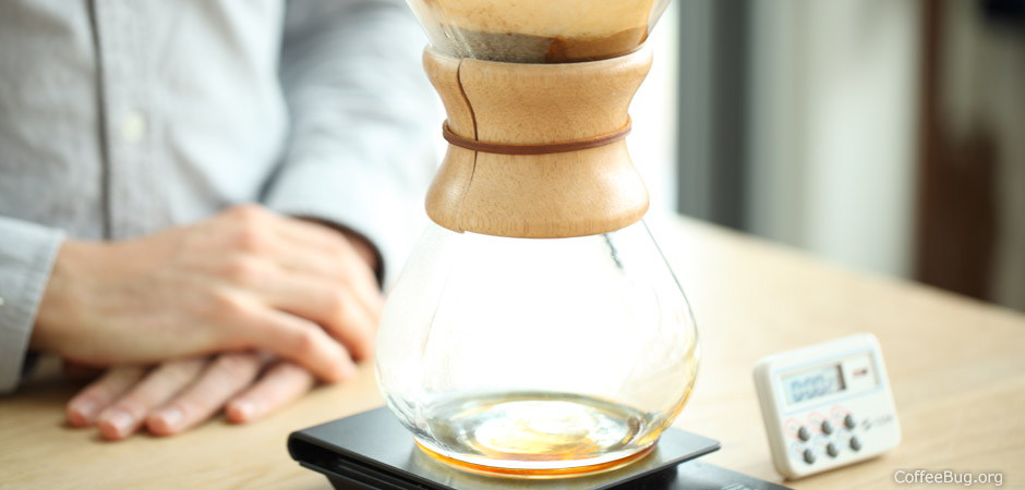 Coffee course: teach you how to make coffee and make coffee by chemex hand-in-hand