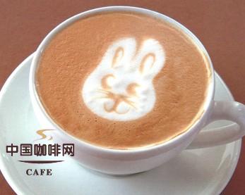 Beginners pull flowers-- Little White Rabbit latte pull Coffee