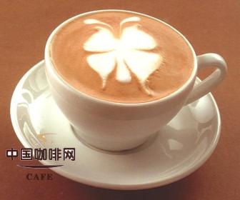 Beginner's flower-drawing skill-- Butterfly Cappuccino Coffee
