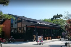 New opening of Starbucks Institute for drinking Coffee beside World Heritage site