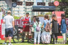 Wheelys Café Green Energy Coffee Bike Arrives at Taiwan Airport MRT North Station