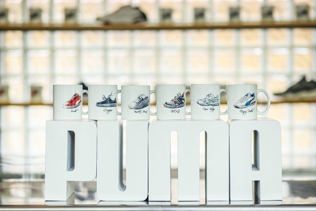Global famous sports brand PUMA and BLACKBIRD, a popular restaurant in Shanghai, operate cafes across the border.