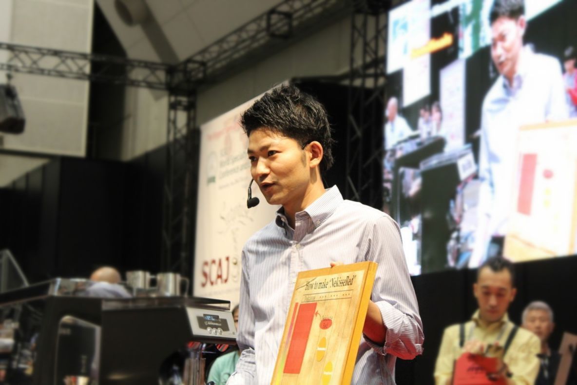 Share the entrepreneurial story of the Japanese barista champion