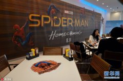 Spider-Man Cafe in Japan has been open for only two weeks.