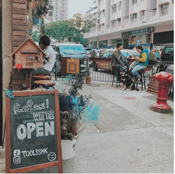 Visit the store in Hong Kong | can I sit in this coffee shop all day when I meet my inner self around the corner?