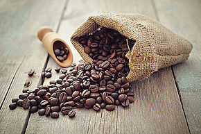 Arabica coffee beans grown in the United States